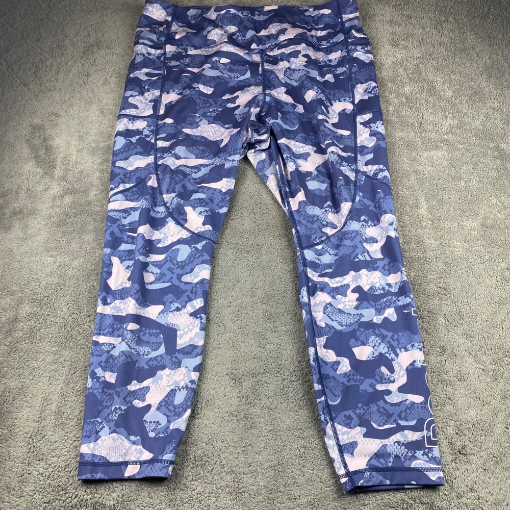 Reebok High Rise Legging Womens‎ XXXL Camo Blue Pink